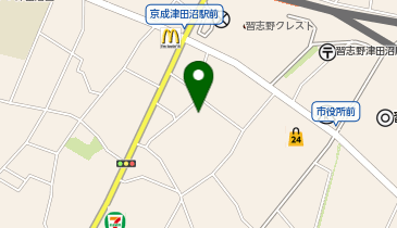 津田沼クリニックの地図画像