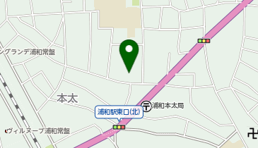 藤野医院の地図画像