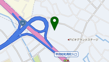 甲府昭和形成外科クリニックの地図画像