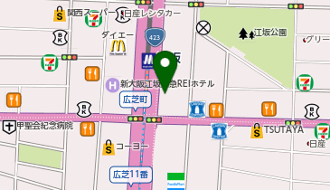 スイクリニックの地図画像