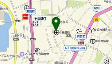 おおの乳腺・甲状腺クリニックの地図画像