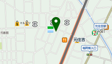 日吉心療所の地図画像