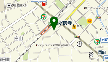 構医関節機能クリニックの地図画像