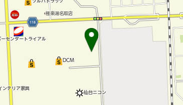 名取つちやま皮ふ科の地図画像