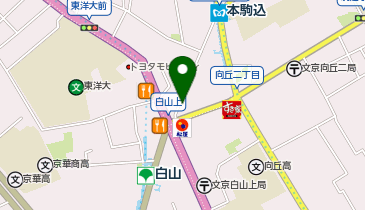 白山形成外科・皮膚科の地図画像