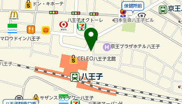 八王子内科・消化器内科クリニックの地図画像