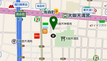 南森町ふくしま内科・循環器内科の地図画像