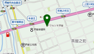 芦屋おく内視鏡クリニックの地図画像