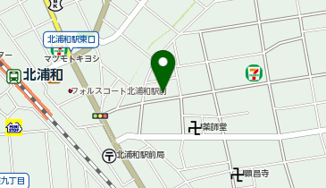なまため内科ハートクリニックの地図画像