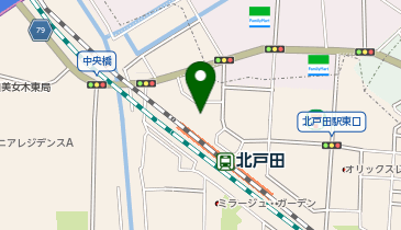 北戸田アルプス皮フ科の地図画像