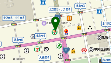 札幌中央整形外科クリニックの地図画像