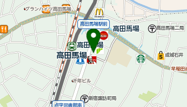 新宿高田馬場駅前おだぎ内視鏡・消化器内科クリニックの地図画像