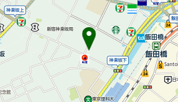 神楽坂やまもと内科クリニックの地図画像