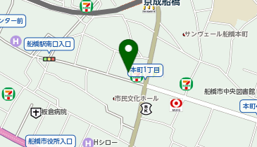 船橋はるかぜクリニックの地図画像