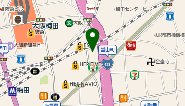 東阪急クリニックの地図画像