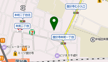 かけ内科 国分寺の地図画像