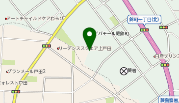 戸田わらびみみはなのどクリニックの地図画像