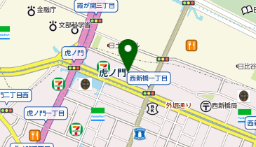 虎ノ門皮フ科形成外科の地図画像