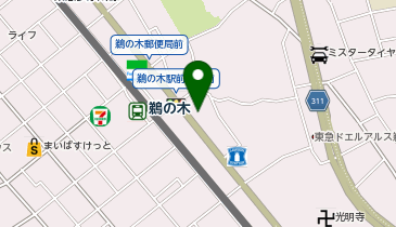 鵜の木さくらクリニックの地図画像