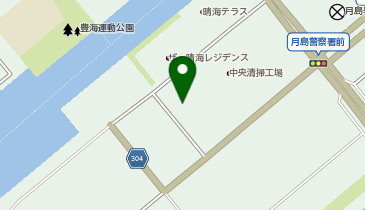 晴海ベイサイド眼科の地図画像