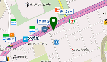 青山Fusion Clinicの地図画像