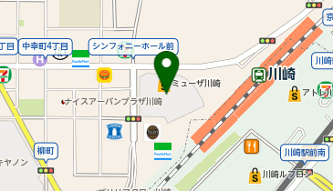 ミューザ川崎こどもクリニックの地図画像