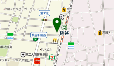 桃谷うすい整形外科の地図画像