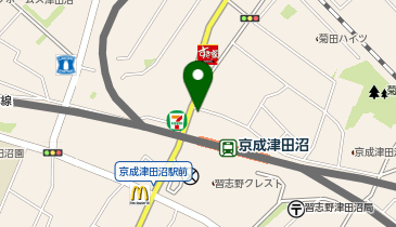 京成津田沼北口クリニックの地図画像