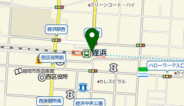 福岡姪浜駅心療内科いしかわクリニックの地図画像