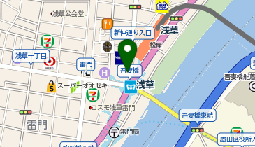 浅草駅前まつだ皮膚科の地図画像