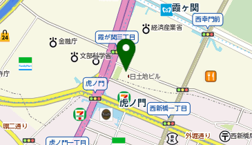 虎ノ門皮膚科・アレルギー科クリニックの地図画像