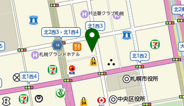 札幌コロンビア内科の地図画像