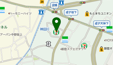 西新宿内科つながりクリニックの地図画像