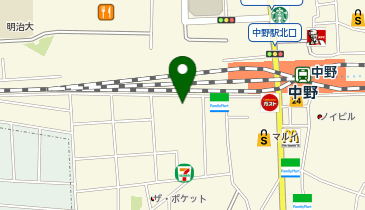 ポラリスクリニック中野駅前皮膚科形成外科の地図画像