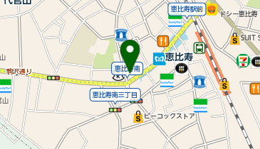 恵比寿いたみと内科のクリニックの地図画像