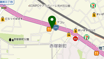 サンスカイのと小児科クリニックの地図画像