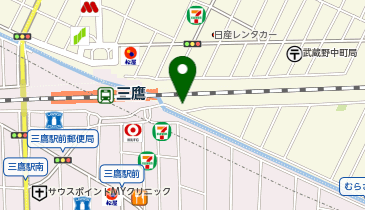 スリープクリニック三鷹の地図画像