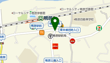 鴨居整形外科の地図画像