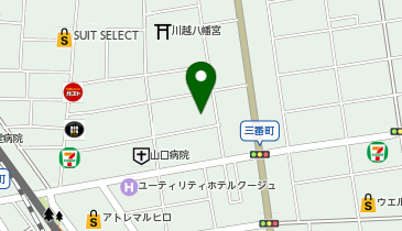 川越南通町クリニックの地図画像