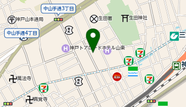 ふくや皮フ科クリニックの地図画像