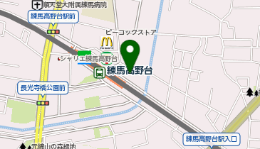 東京たかはしクリニック練馬院の地図画像