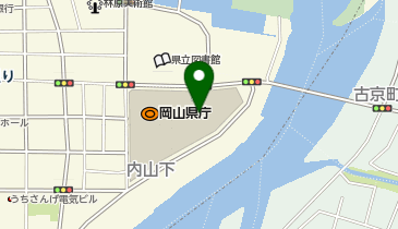岡山済生会県庁内診療所の地図画像