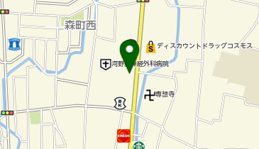 ほんだ肝臓・胃腸内科クリニックの地図画像