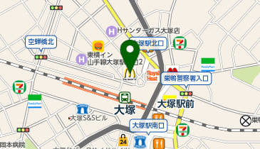 大塚駅前消化器内視鏡クリニックの地図画像