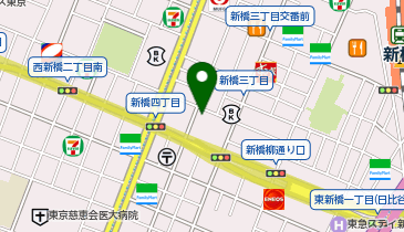 セラヴィ新橋クリニックの地図画像