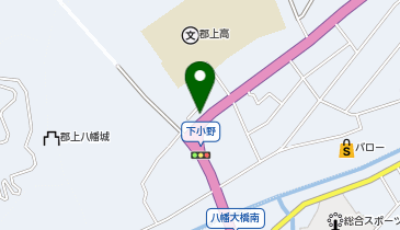 郡上こどもと地域のクリニックの地図画像