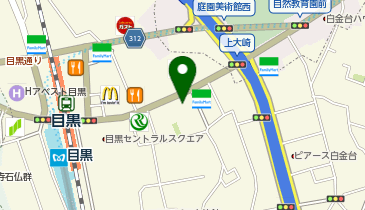 目黒陳皮膚科クリニックの地図画像