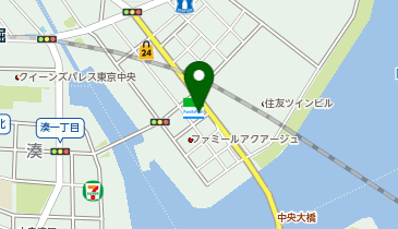 東京八丁堀皮膚科・形成外科の地図画像
