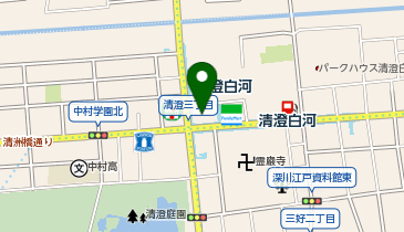 パークイーストクリニック清澄白河の地図画像