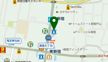 新宿内科耳鼻咽喉科クリニックの地図画像